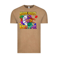 Vintage Coffee Neurodiversity Is Beautiful Vintage Tee - FaDigitalArtStudio