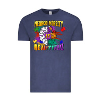 Vintage Denim Neurodiversity Is Beautiful Vintage Tee - FaDigitalArtStudio