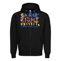 Black down right perfect Zipper Hoodie - JahusDesignShop