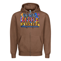 Chestnut down right perfect Zipper Hoodie - JahusDesignShop