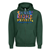Sports Green down right perfect Zipper Hoodie - JahusDesignShop