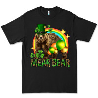 Black St. Patrick's Day mear bear Premium Tee - HowdyJamesFarm