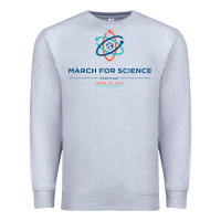 Heather Grey march for science astronaut Premium Sweatshirt - DesigneFamous