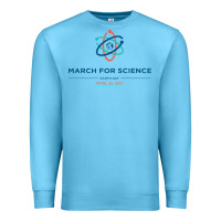 Ocean Blue march for science astronaut Premium Sweatshirt - DesigneFamous