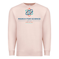 Pale Pink march for science astronaut Premium Sweatshirt - DesigneFamous