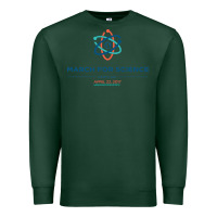 Sports Green march for science astronaut Premium Sweatshirt - DesigneFamous