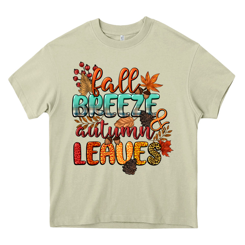 Fall Breeze And Autumn Leaves Heavy Core Tee by CowGirlArtShop | Teevron
