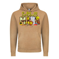 Vintage Camel Softball Mama Vintage Hoodie - CowhideDigitalArt