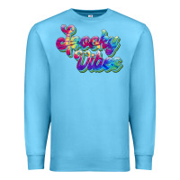 Ocean Blue spooky vibes Premium Sweatshirt - JahusDesignShop