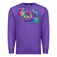 Purple spooky vibes Premium Sweatshirt - JahusDesignShop