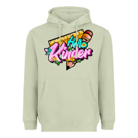 Matcha hello kinder Heavyweight Hoodie - JahusDesignShop