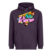 Plum hello kinder Heavyweight Hoodie - JahusDesignShop