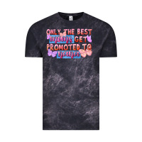 Cloud Black only the best moms get promoted to nana Vintage Tee - FaDigitalArtStudio