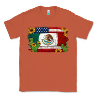 Copper mexican american flag background Classic Tee - Jasminsmagicworld