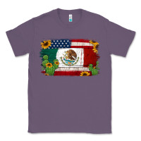 Lavender mexican american flag background Classic Tee - Jasminsmagicworld