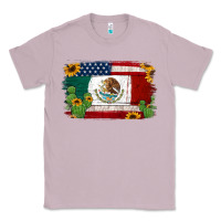 Lilac mexican american flag background Classic Tee - Jasminsmagicworld