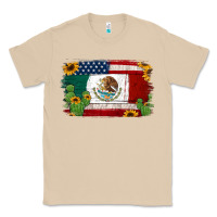 Mushroom mexican american flag background Classic Tee - Jasminsmagicworld