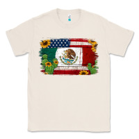 Natural mexican american flag background Classic Tee - Jasminsmagicworld