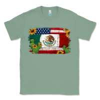 Sage mexican american flag background Classic Tee - Jasminsmagicworld