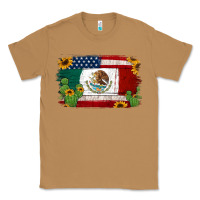 Toasted Coconut mexican american flag background Classic Tee - Jasminsmagicworld