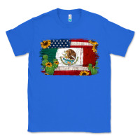 True Royal mexican american flag background Classic Tee - Jasminsmagicworld