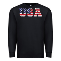 Black usa Premium Sweatshirt - DesigneFamous