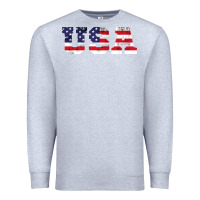 Heather Grey usa Premium Sweatshirt - DesigneFamous