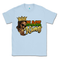 Dusty Blue Black king Classic Tee - HowdyJamesFarm