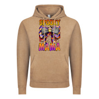 Vintage Coffee Spooky Mama Vintage Hoodie - CowhideDigitalArt