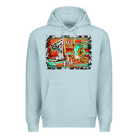 Blue Mist western back to school 1st grade Premium Hoodie - Jasminsmagicworld