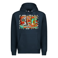 Navy western back to school 1st grade Premium Hoodie - Jasminsmagicworld