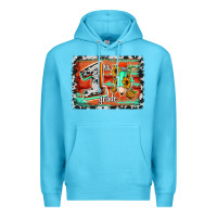 Ocean Blue western back to school 1st grade Premium Hoodie - Jasminsmagicworld