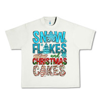 Pistachio Snow Flakes aAd Christmas Cakes Urban Heavy Tee - BundleAndBundleShop