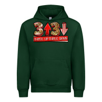 Forest Green three up three down baseball Urban Hoodie - Jasminsmagicworld