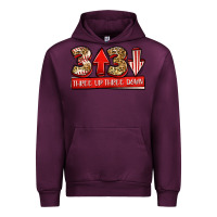 Mauve Wine three up three down baseball Urban Hoodie - Jasminsmagicworld