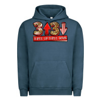 Pigment Midnight Navy three up three down baseball Urban Hoodie - Jasminsmagicworld