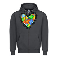 Smoke autism heart Zipper Hoodie - JahusDesignShop