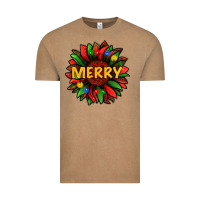 Vintage Coffee merry christmas with light sunflower bbs Vintage Tee - BundleAndBundleShop