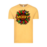 Vintage Mustard merry christmas with light sunflower bbs Vintage Tee - BundleAndBundleShop