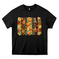 Black fall brushstroke Heavy Core Tee - CowGirlArtShop