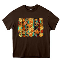 Chocolate Brown fall brushstroke Heavy Core Tee - CowGirlArtShop