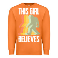Carrot bigfoot t  shirt bigfoot   this girl believes t  shirt Premium Sweatshirt - DesigneFamous