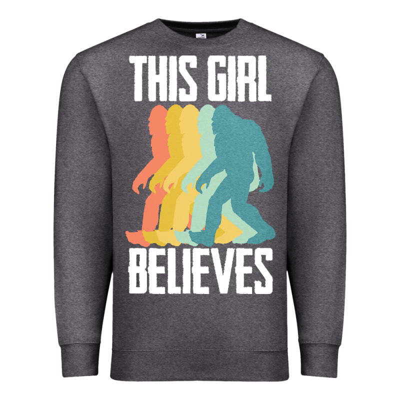 Bigfoot T  Shirt Bigfoot   This Girl Believes T  Shirt Premium Sweatshirt by DesigneFamous | Teevron