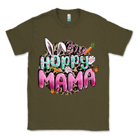 Army Green One hoppy mama Easter Day Classic Tee - CowGirlArtShop