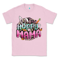Bubblegum Pink One hoppy mama Easter Day Classic Tee - CowGirlArtShop
