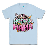 Dusty Blue One hoppy mama Easter Day Classic Tee - CowGirlArtShop