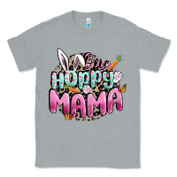 Heather Grey One hoppy mama Easter Day Classic Tee - CowGirlArtShop