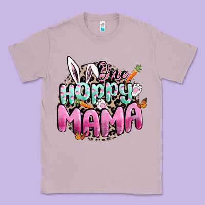 One Hoppy Mama Easter Day Classic Tee Designed By Cowgirlartshop