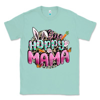Seafoam One hoppy mama Easter Day Classic Tee - CowGirlArtShop