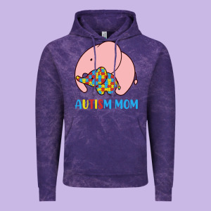 Autism Awareness Autism Mom Vintage Hoodie Designed By Cowhidedigitalart
